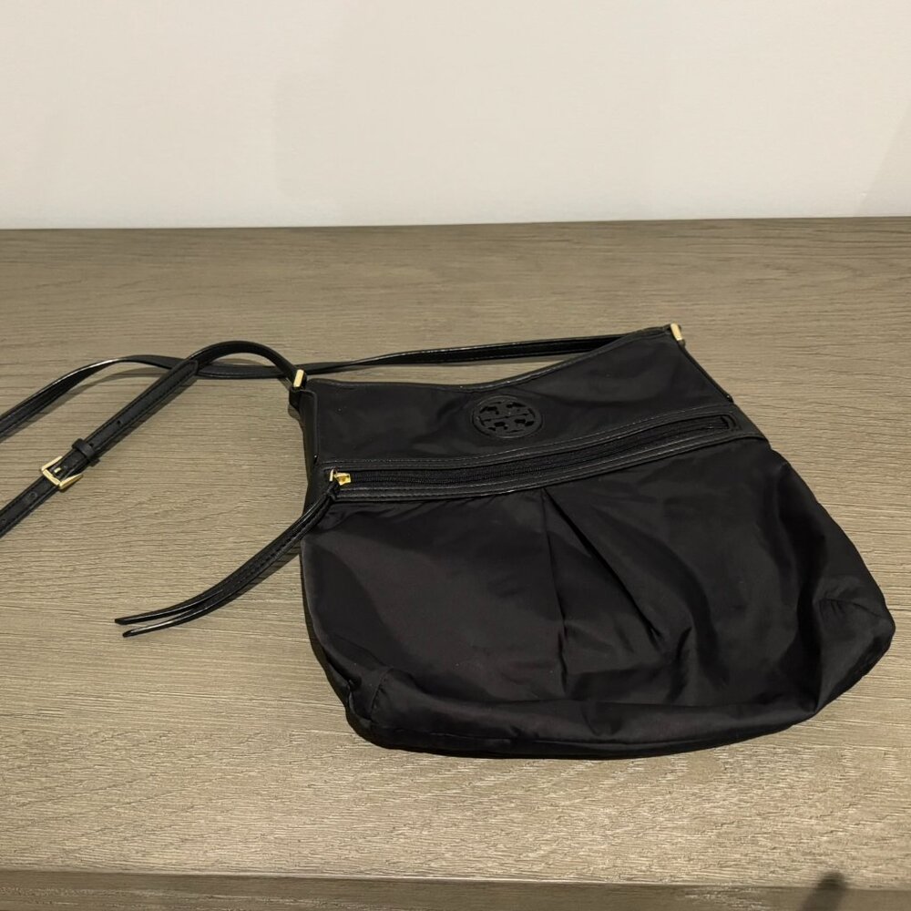 TORY BURCH Black Nylon Cross Body Bag